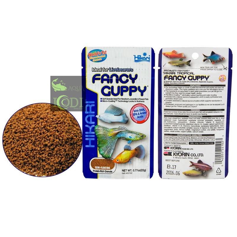 Thức ăn cá cảnh Hikari Tropical Fancy Guppy