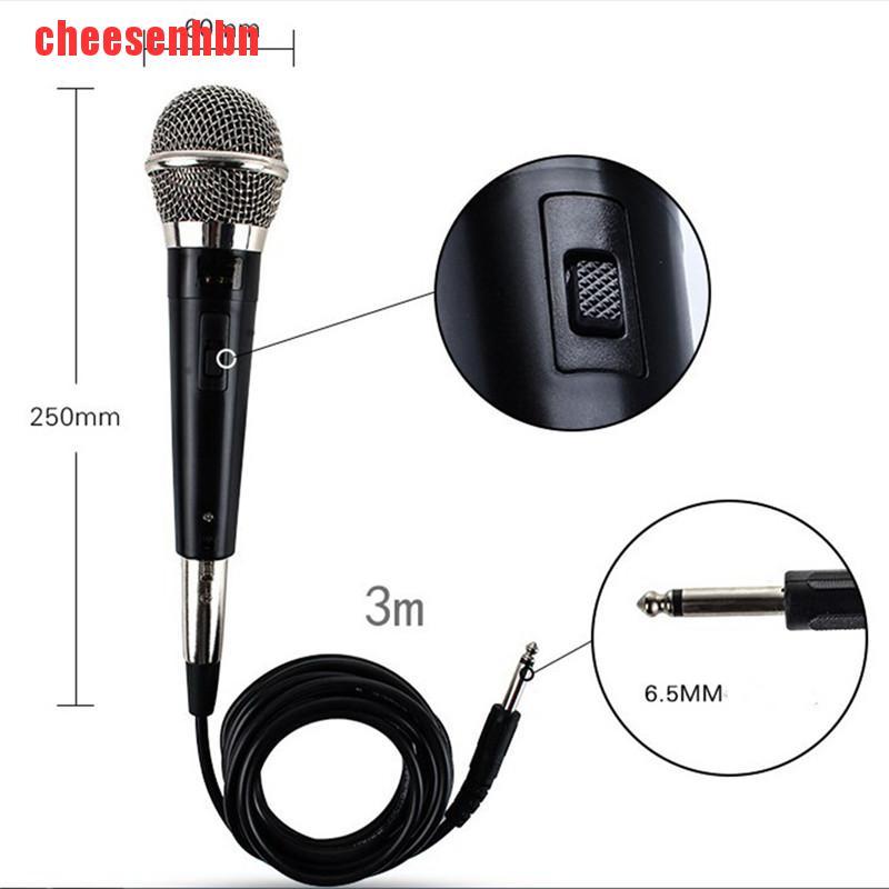 [cheesenhbn]Professional Handheld Wired Dynamic Microphone Audio Karaoke Singing Vocal Music