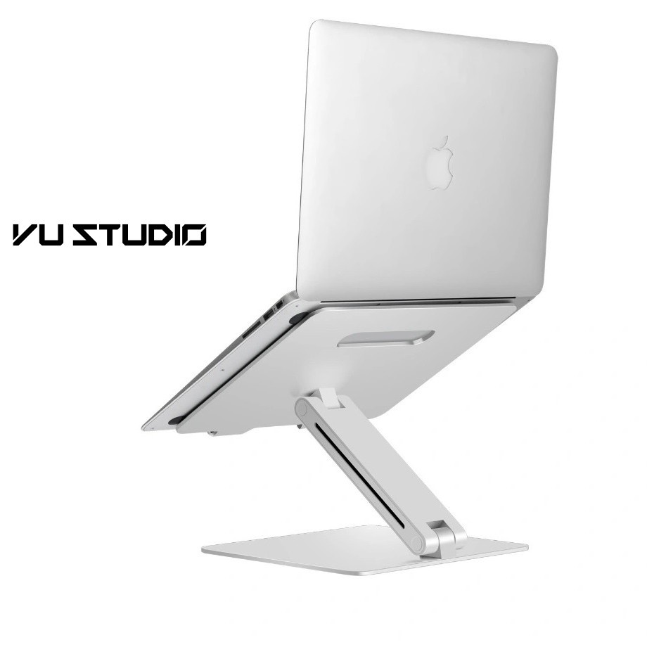 ﹉☋Giá đỡ nâng laptop stand nhôm một chân, công thái học chỉnh góc nghiêng và hỗ trợ tản nhiệt máy tính xách tay chân T