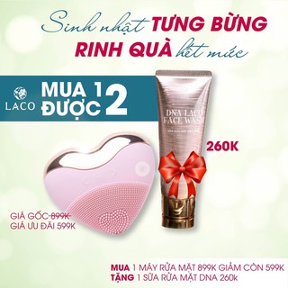 Máy rửa và massage mặt LACO luxury chính hãng, bảo hành 12 tháng