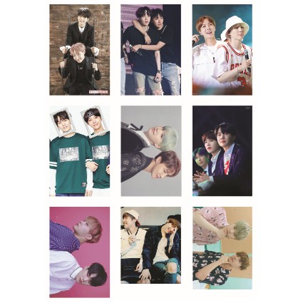 LOMO CARD 72 ảnh BTS Couple SOPE - YOONSEOK (SUGA + J-HOPE)