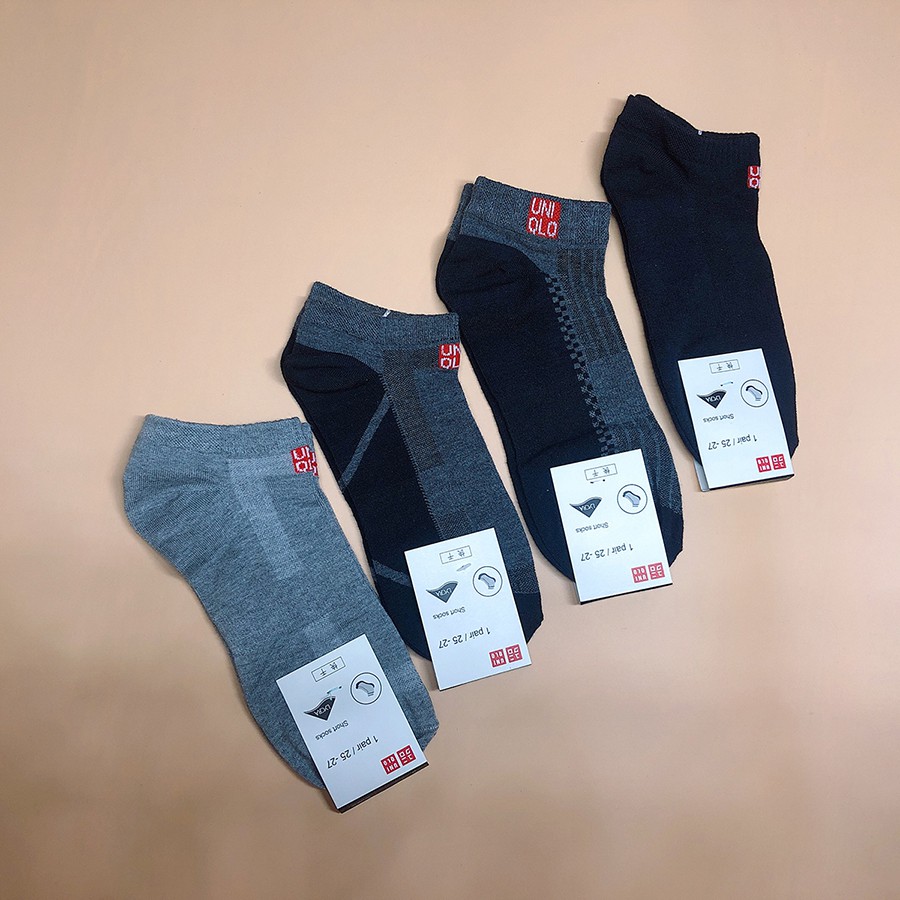 Set 4 Tất Uniqlo Xuất Nhật Kháng Khuẩn Khử Mùi Hôi