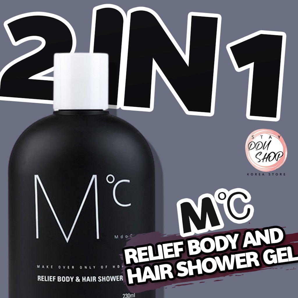 MdoC Relief Body and Shower Hair Gel - Sữa Tắm Gội Nam 2 trong 1