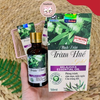 Tinh Dầu Tràm Huế Nguyên Chất 50ml - Tinh dầu tràm giúp giữ ấm, xông phòng hiệu quả