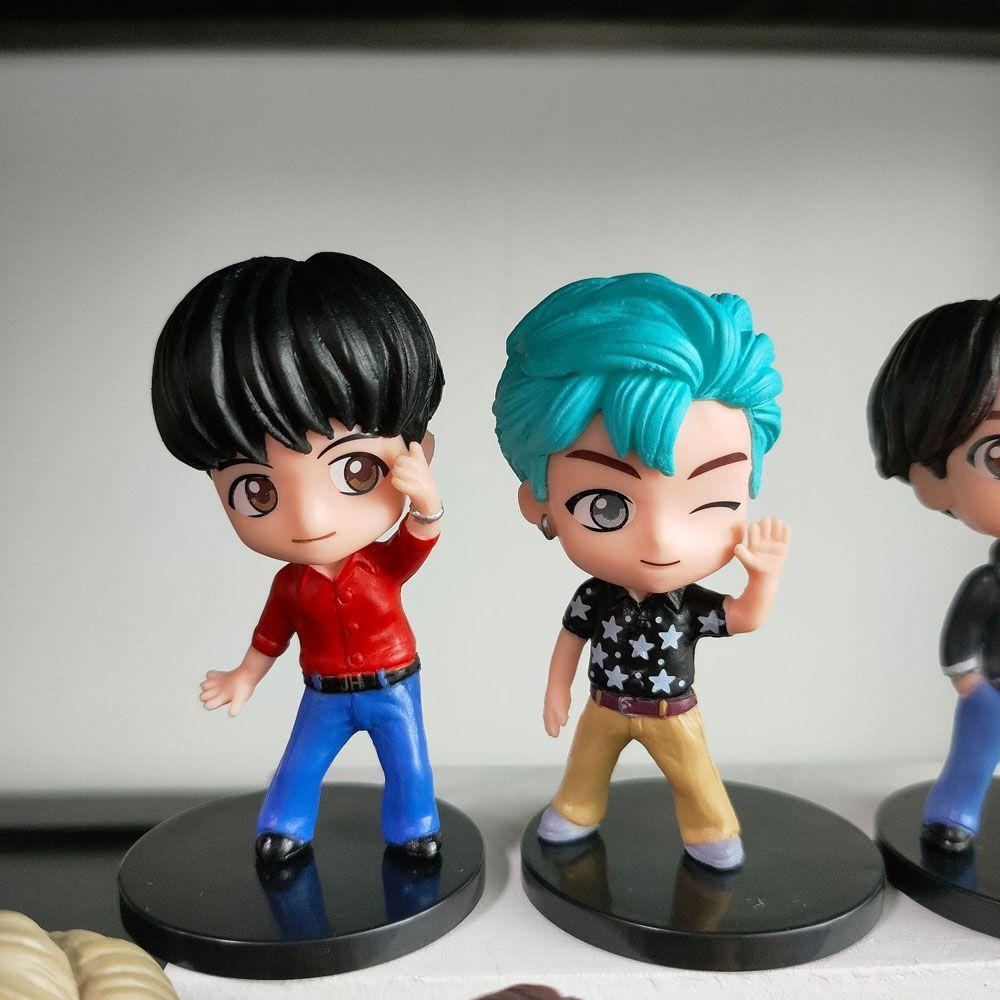 Set 7 Mô Hình Nhân Vật Phim Hoạt Hình Bangtan Boys