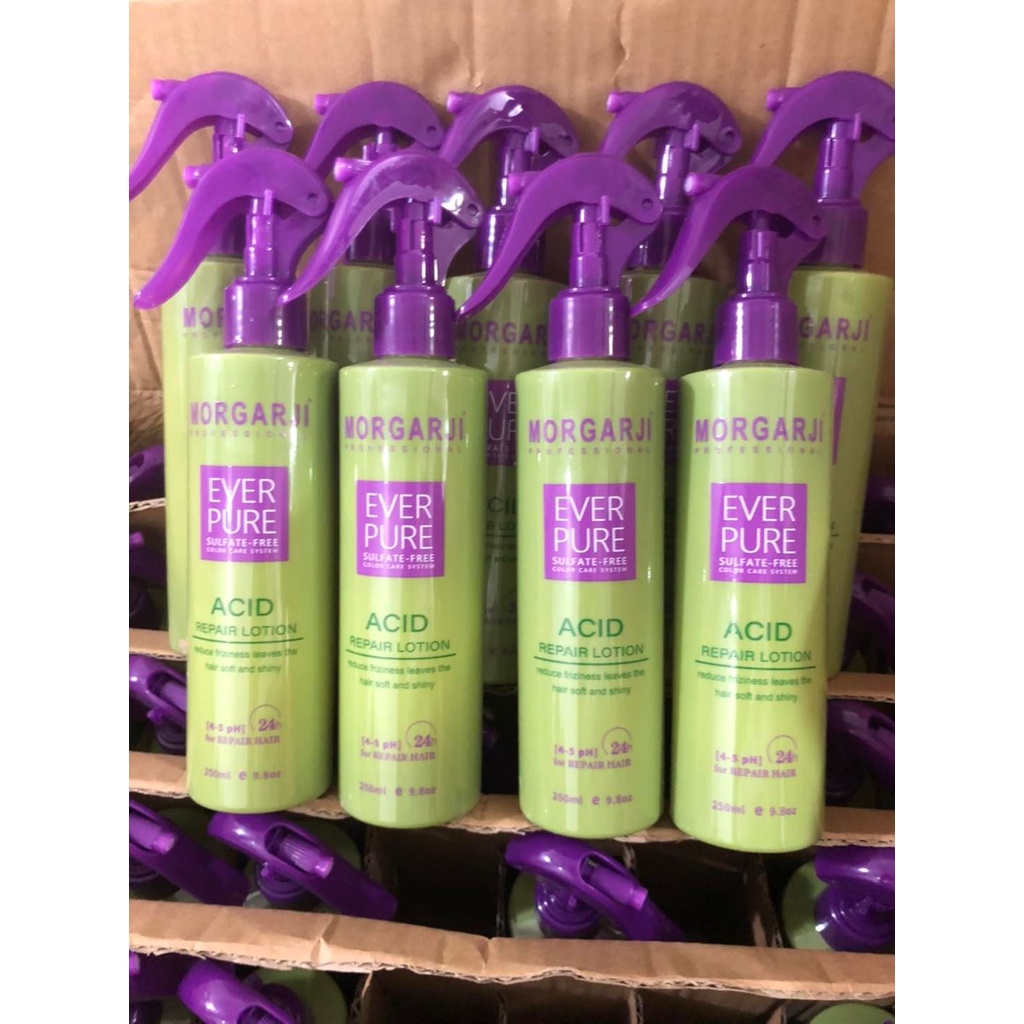 Xịt dưỡng mềm mượt tóc, phục hồi hư tổn, chống cháy tóc, xịt dưỡng keratin 2 lớp hương nước hoa Morgarji 150Ml HAIRLOVER