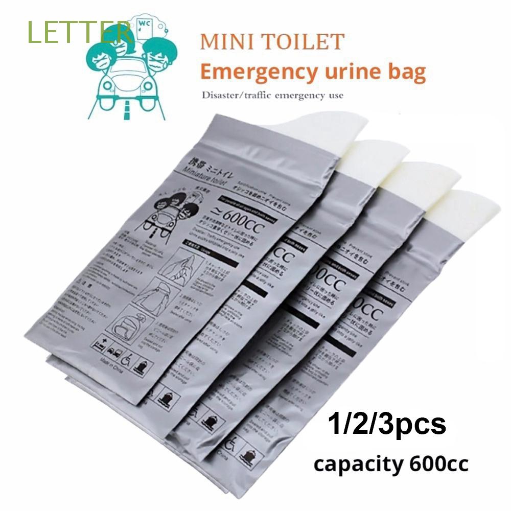 1/2/3 túi đựng nước tiểu đi du lịch tiện dụng