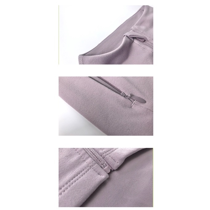 Lululemon      Áo Khoác Tập Yoga Khóa Kéo 3 Màu Sắc Yc065