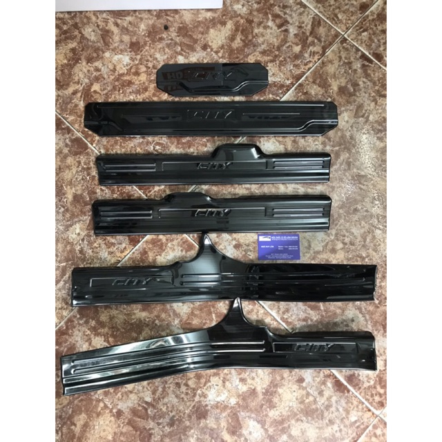 Ốp bậc cửa Honda City 2014 - 2020. 2021 CHẤT LIỆU TITAN CAO CẤP