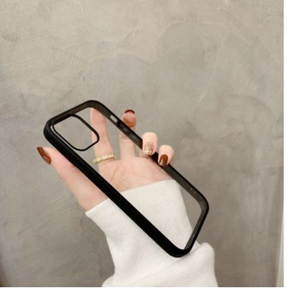 Ốp lưng Likgus trong viền màu mỏng cho iPhone 11,11 Pro max,12,12 Pro max, 13,13 Pro max, chống ố màu