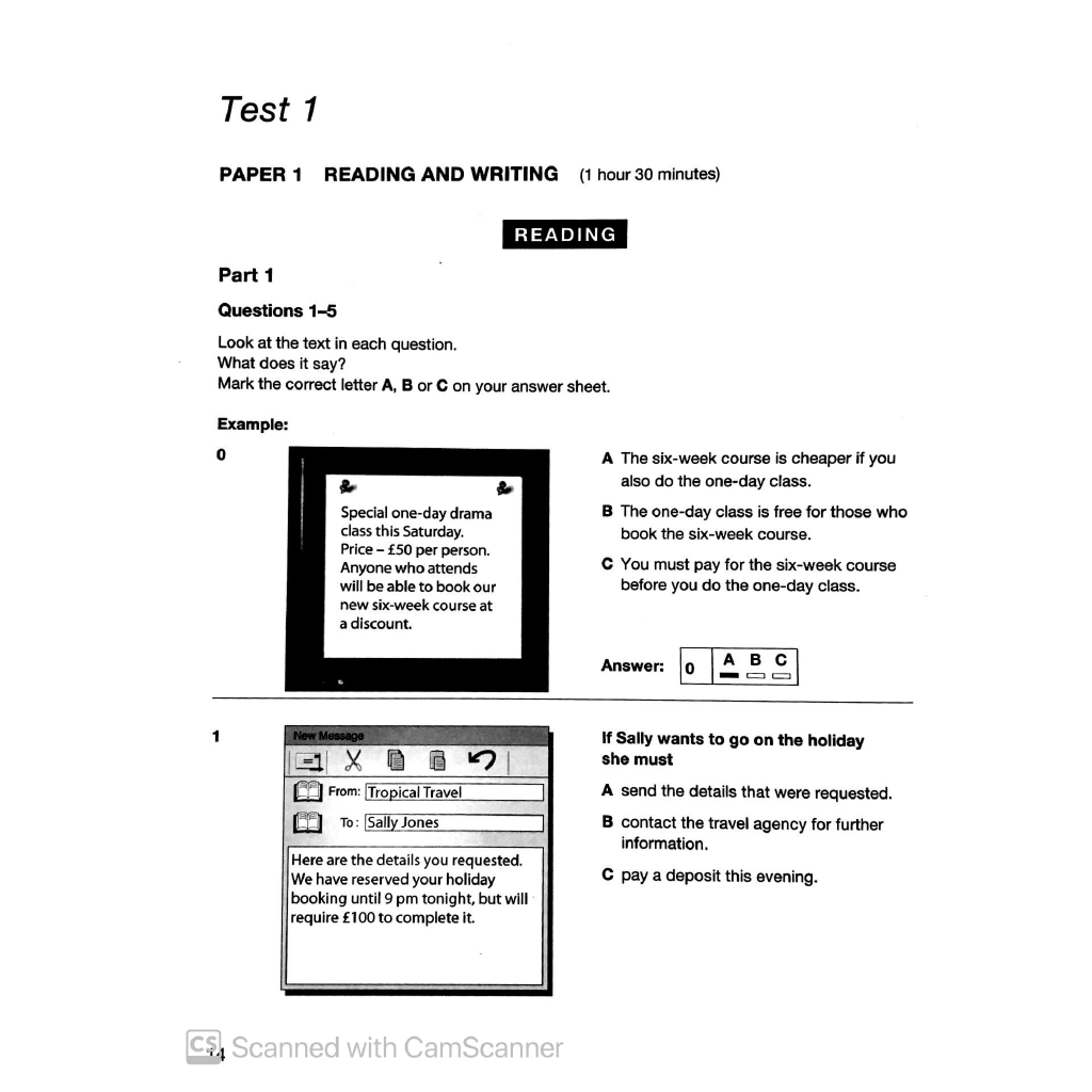 Sách - Cambridge English Preliminary - Preliminary English Test 8 with Answers (FAHASA reprint edition)