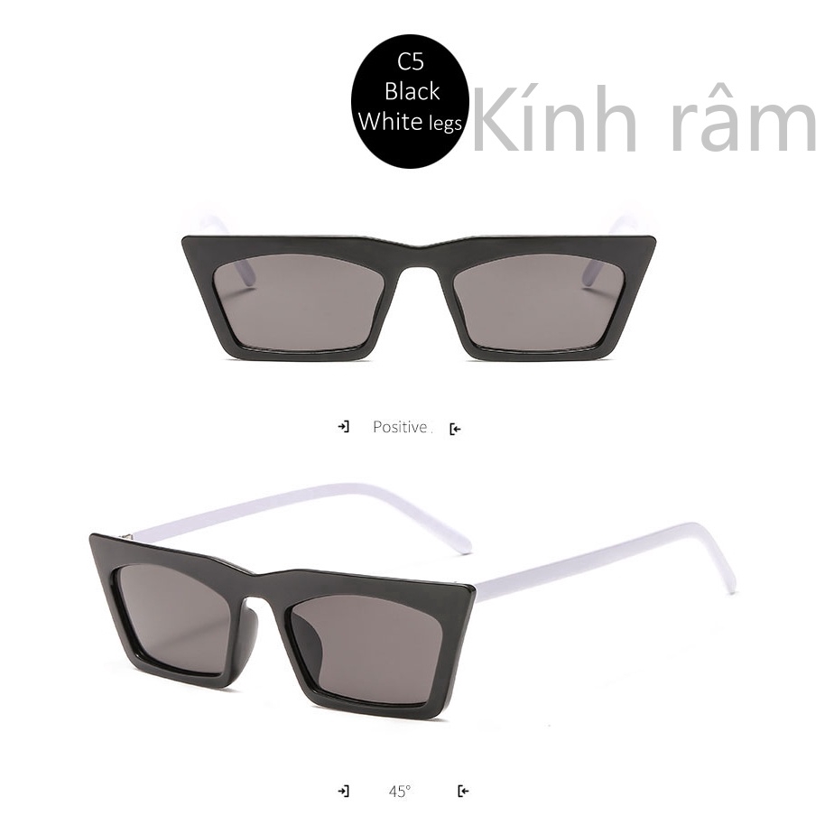Kính Mát Gọng Vuông Thời Trang Cho Nam Và Nữ