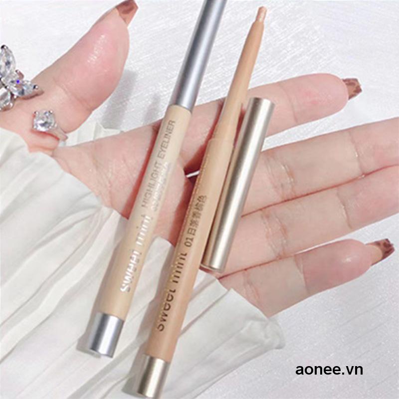 ✨✨Phấn mắt bắt sáng màu trắng nhũ ánh ngọc trai lâu trôi chống thấm nước