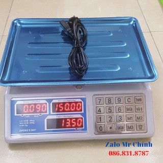 [FreeShip – Xả kho] CÂN BÁN HÀNG NHẬT BẢN 40kg/200g Cao Cấp. NÚT NHÔM . BH 2 NĂM