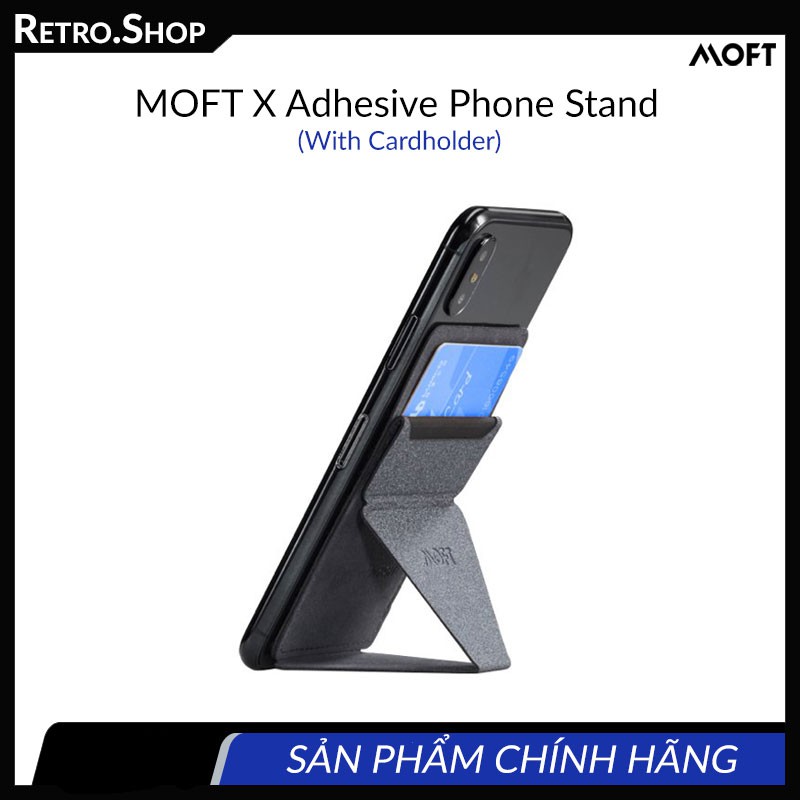 |New 2020| Giá Đỡ Điện Thoại Moft X Phone Stand Siêu Mỏng Gọn Nhẹ Tiện Lợi Dùng Cho iPhone, Samsung, Oppo, Huawei