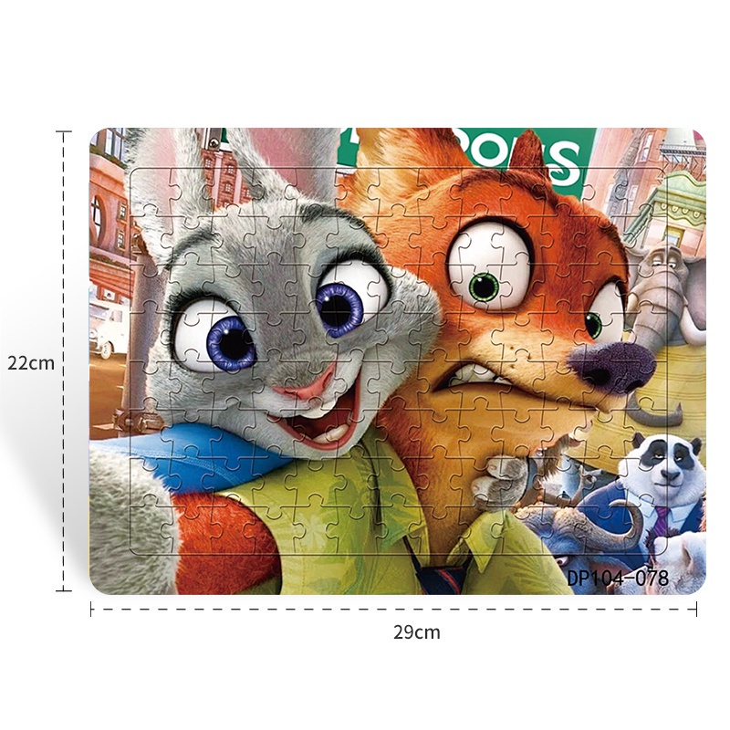 Bộ Đồ Chơi Xếp Hình Gồm 104 Mảnh Ghép Theo Series 3 + Giáo Dục Sớm Cho Bé