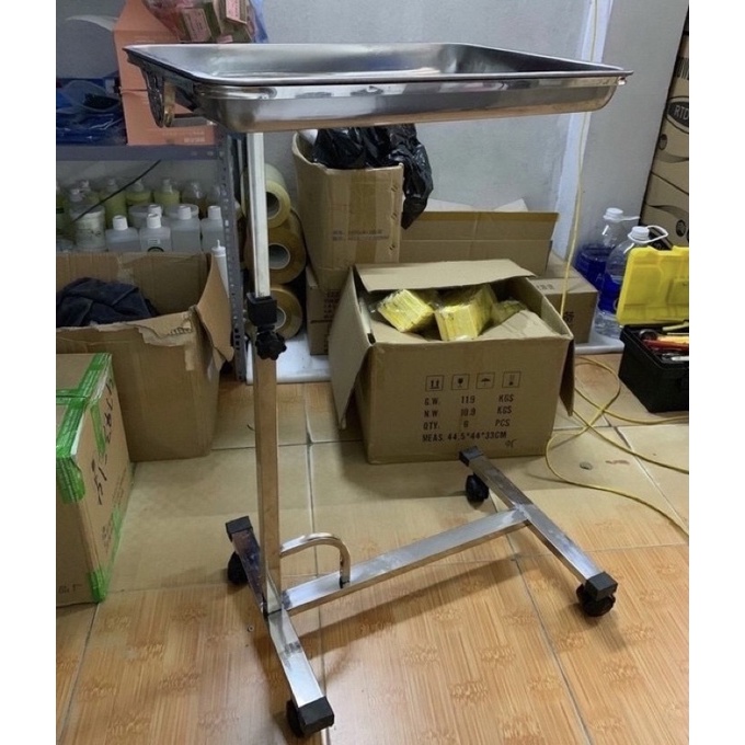 XE ĐẨY INOX, KỆ INOX, KỆ SPA, XE ĐẨY DỤNG CỤ,BÀN TÍT CÂY BÁT NƯỚC ,ghế xoay có tựa,không tựa dùng trong spa