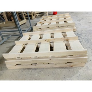 Giường Pallet Gỗ Thông Gấp Gọn Gỗ Mới 100% - PalletBoy94