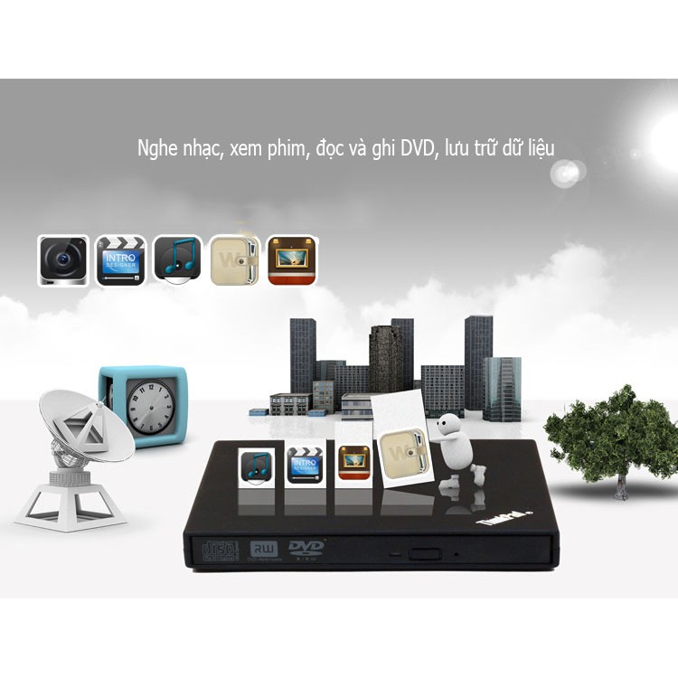 Ổ ghi đĩa DVD RW Cổng USB cắm ngoài cho Laptop | BigBuy360 - bigbuy360.vn