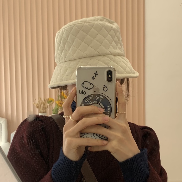 Nón Tai Bèo Chống Nắng Màu Sắc Đơn Giản Thời Trang Thu Đông Cho Nữ