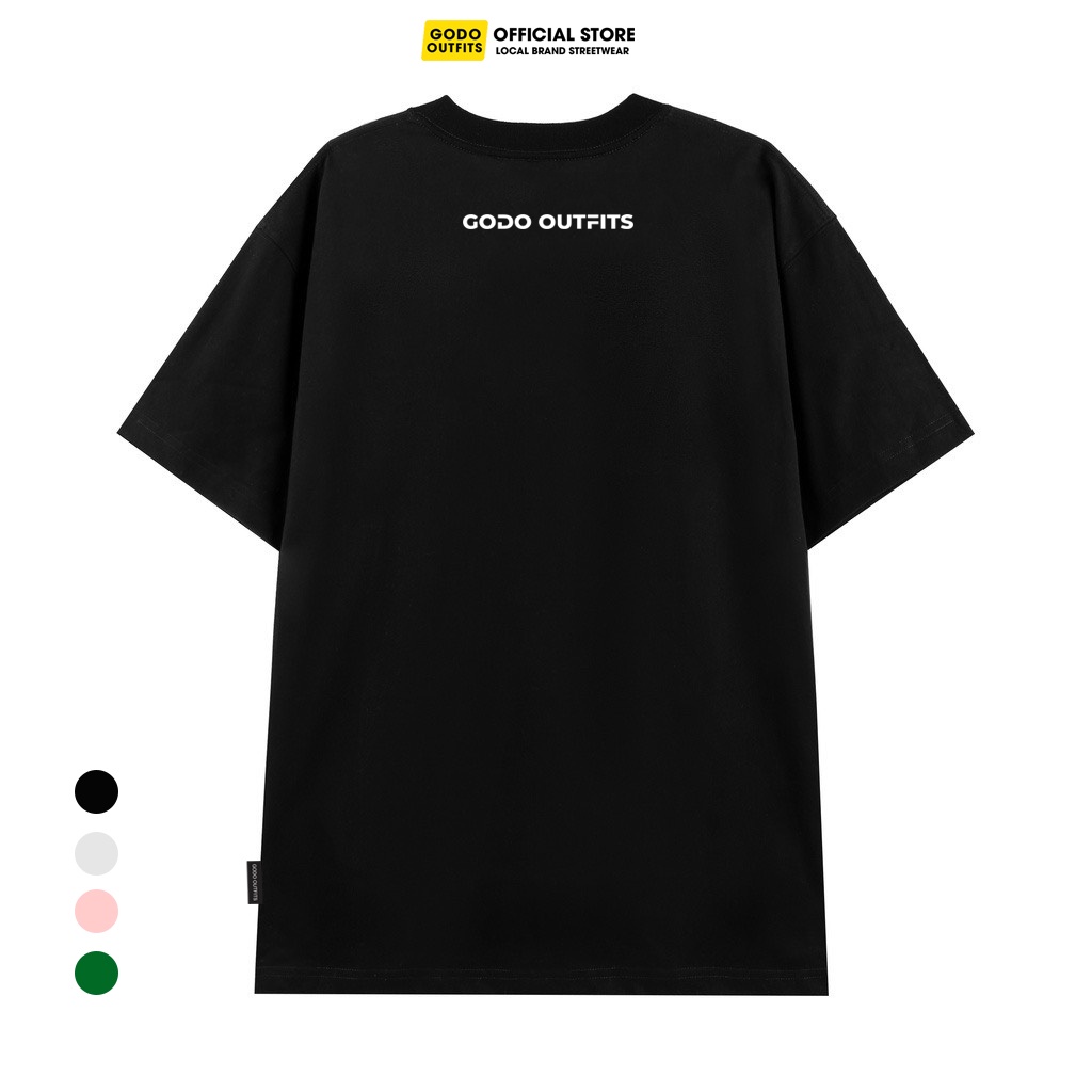 Áo thun tay lỡ Godo Outfits/Teedy Enjoy/localbrand/AT155