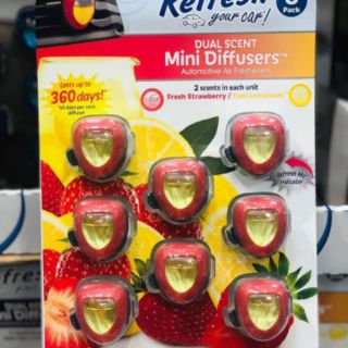 Nước Hoa Để Xe Hơi Refresh - set 8v