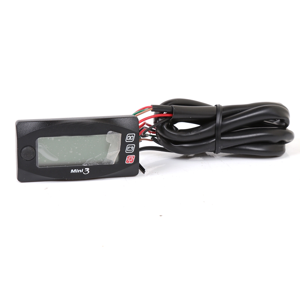 Motorcycle Mini Style Instruction LED Display Meter KOSO MINI 3 digital (Air Temp+Time+Volt Meter) for Racing and Scooter