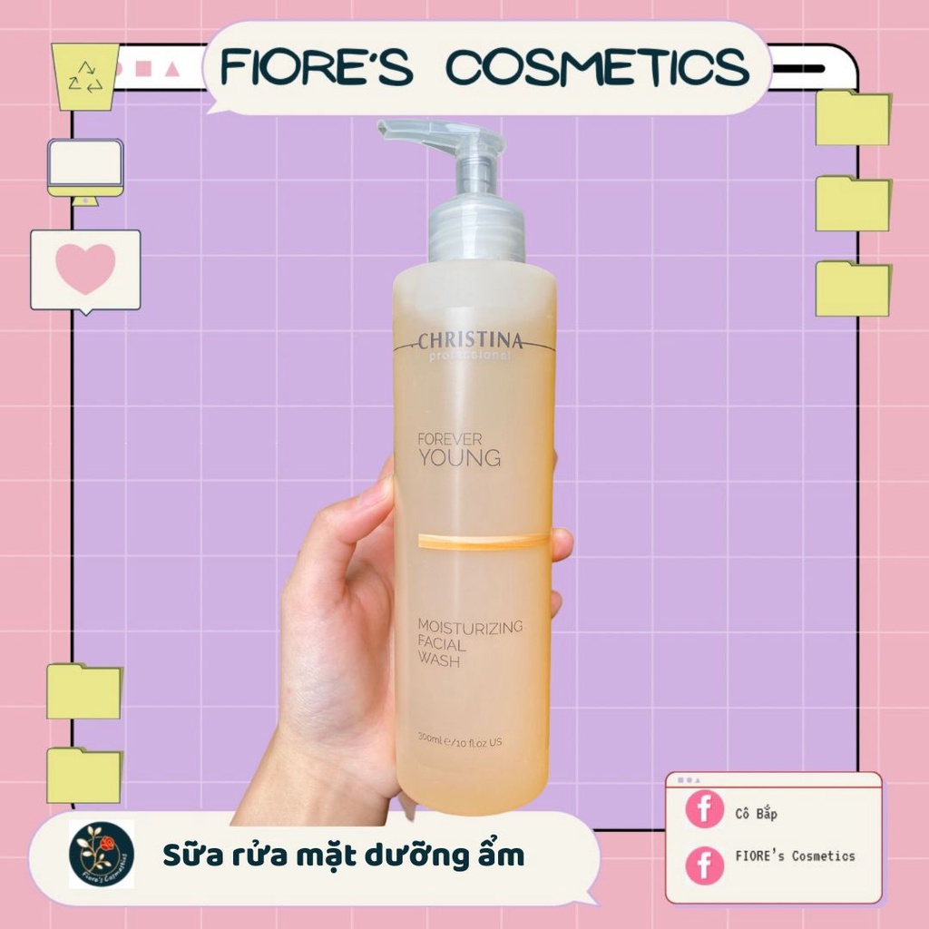 Sữa rửa mặt dưỡng ẩm  Christina Forever Young 300ml