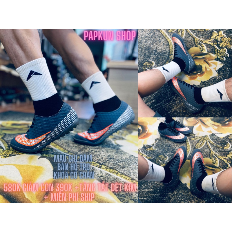 GIẦY ĐÁ BÓNG CỔ CAO HỖ TRỢ KHÓA CỔ CHÂN