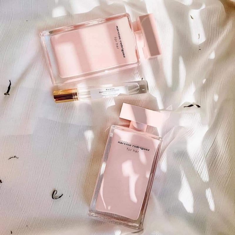 Nước Hoa Nữ Hương Phấn Narciso Rodriguez For Her EDP - Nar Hồng Nhạt - Hương Thơm Nữ Tính Lôi Cuốn (2ml/5ml/10ml) NH42