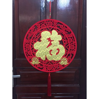 [GIÁ SỈ] LIỄN  ĐỎ TREO TRANG TRÍ NHÀ CỬA CHỮ PHÚC Tặng kèm 1 móc dính tường(ảnh thật shop tự chụp)
