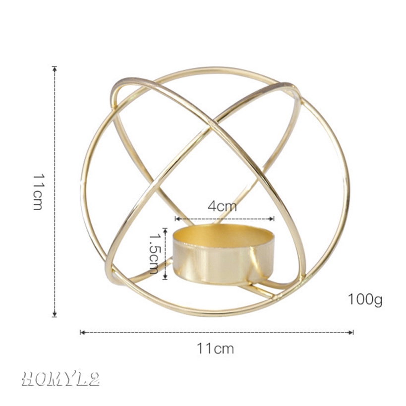 Giá Đỡ Đèn Cầy Hình Học Phong Cách Bắc Âu Trang Trí Nhà Cửa / Tiệc Cưới