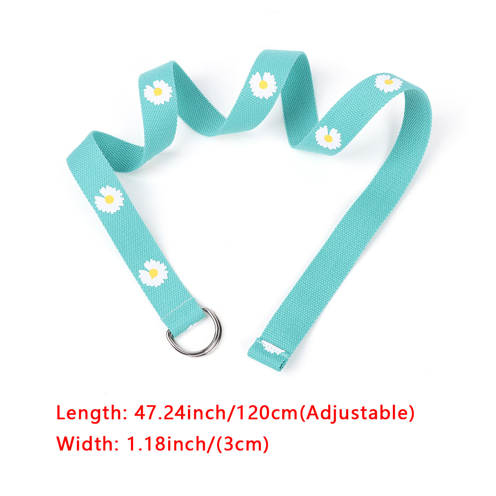 Thắt lưng canvas in họa tiết thời trang cho nam nữ