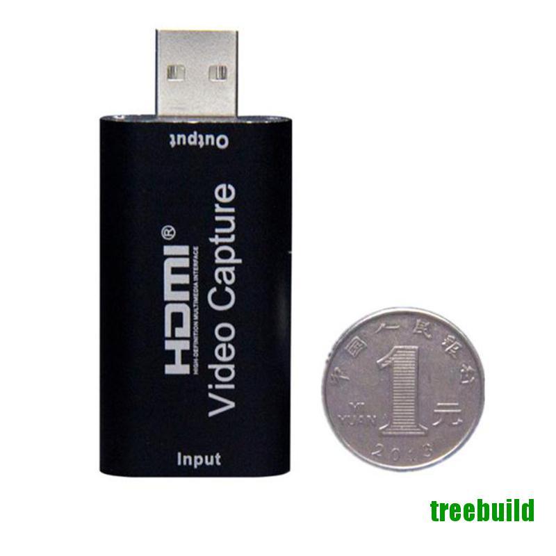 treebuild☆ Usb Video Capture Card Hd To Type-C Usb C Usb 3.0 1080P With Hdmi Loop Output