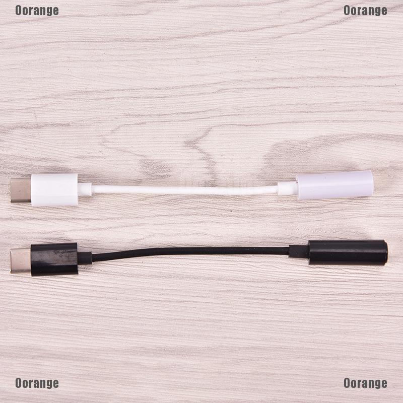 Dây cáp chuyển đổi cổng USB type C sang cổng jack âm thanh 3.5mm cho điện thoại Samsung LG Xiaomi LeEco