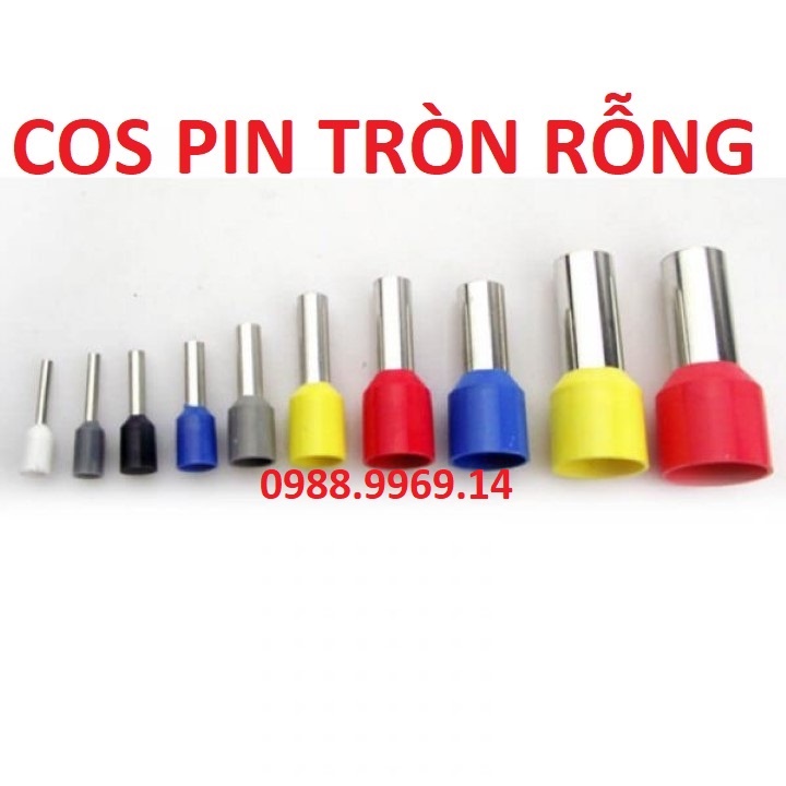 Cos pin tròn rỗng túi 25-50-100c