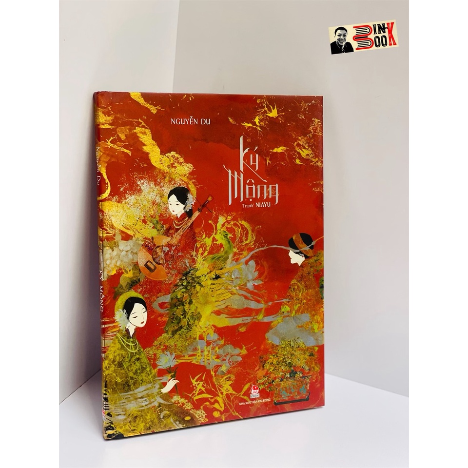 Sách - : [bìa cứng sách artbook] Ký Mộng – Nguyễn Du – Niayu minh họa - ấn bản kỷ niệm 65 năm thành lập NXB Kim Đồng
