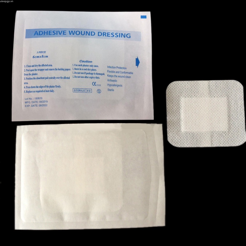 Set 10 miếng dán vết thương bằng vải không dệt tiện dụng