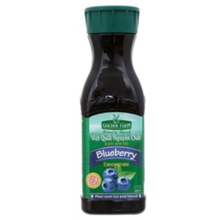 Sinh tố Việt quất nguyên chất Golden Farm chai 500ml