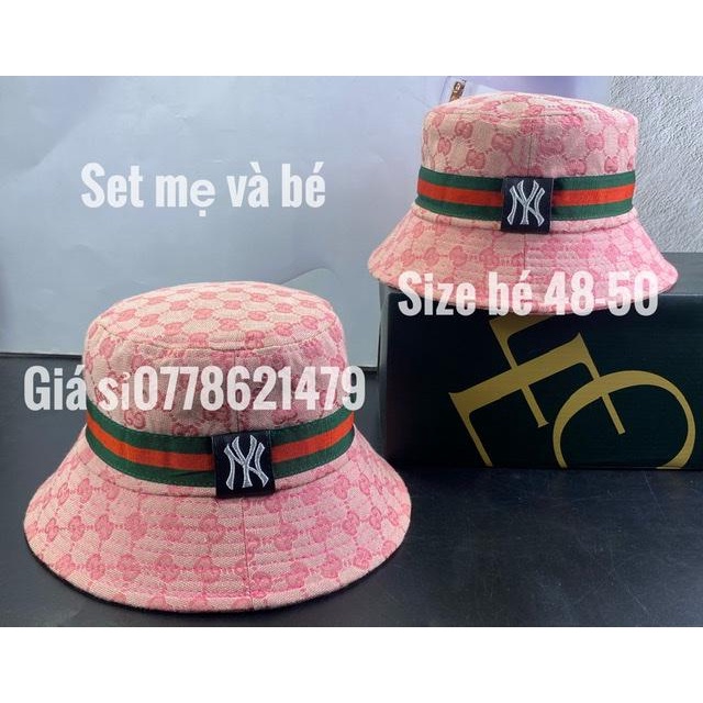 combo 1 cặp mũ bé và mẹ - set dành cho mẹ và bé đai NY cực chất thời trang