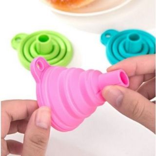 Phễu gấp gọn silicone ,phễu chiết chất lỏng tiện dụng