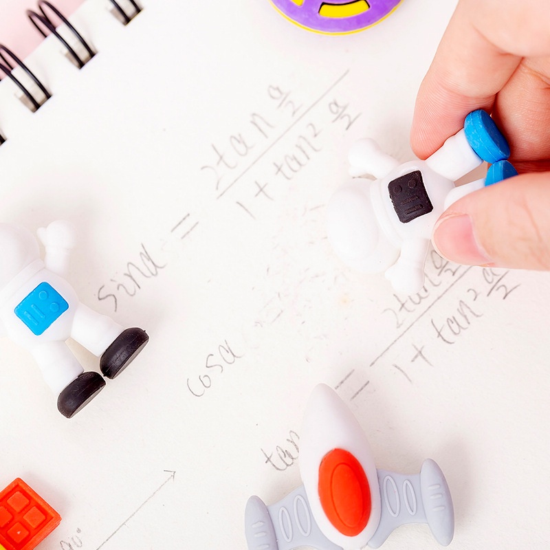 Set vỉ gôm tẩy nhiều hình dễ thương giá rẻ