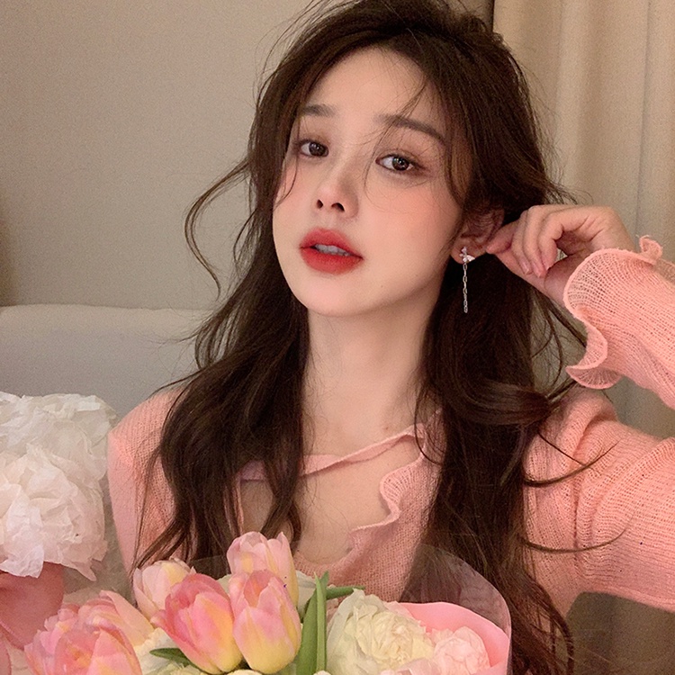 Bông Tai Mạ Bạc 925 Hình Nơ Phong Cách Hàn Quốc Thời Trang Cao Cấp