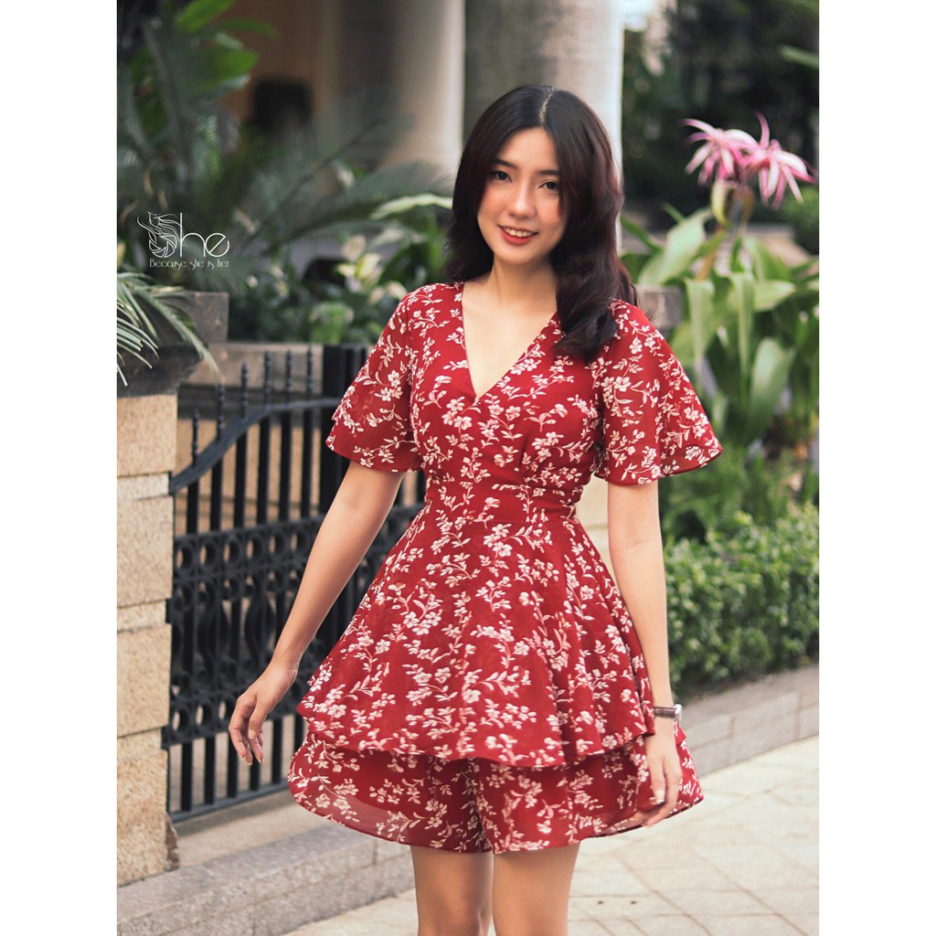 Serena Jum - Jum cổ V hai tầng bèo |SJX02 | BigBuy360 - bigbuy360.vn