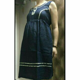 VÁY BẦU CÔNG SỞ  VẢI THÔ HOA NHÍ CÁC MÀU SIZE 50 ĐẾN 65 KÝ