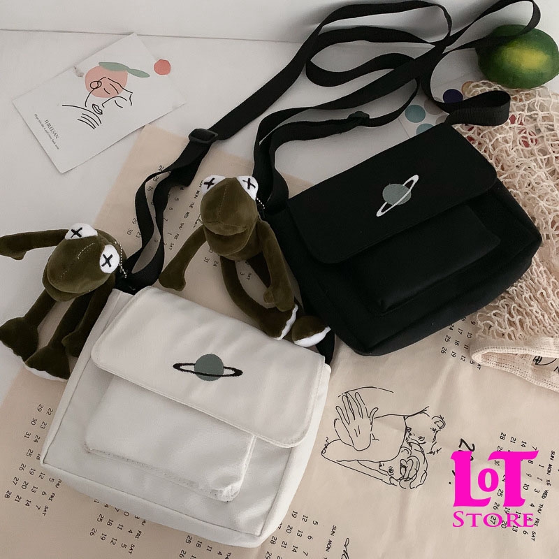 [ BLACKFRIDAY ] Túi tote vải bố đựng đồ canvas đeo chéo BOALYI TX404 - Hà Nội