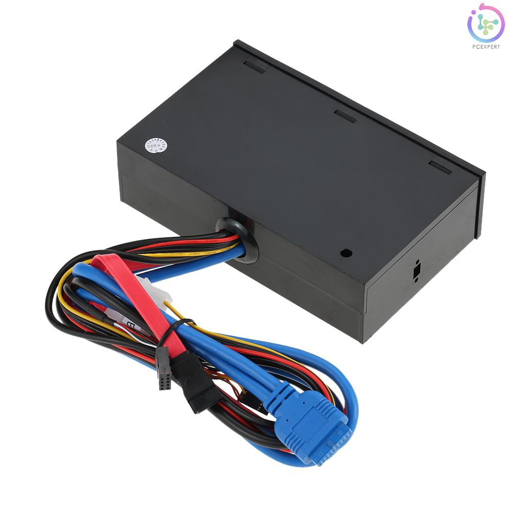 PCER♦Multi-Function USB 3.0 Hub eSATA Port Internal Card Reader PC Dashboard Media Front Panel Audio