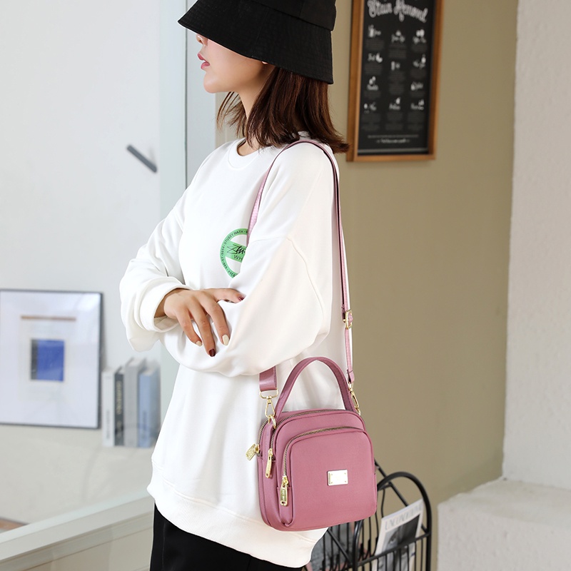 Túi Đeo Vai Cỡ Lớn Bằng Vải Nylon Phong Cách Mới Đơn Giản Cho Nữ