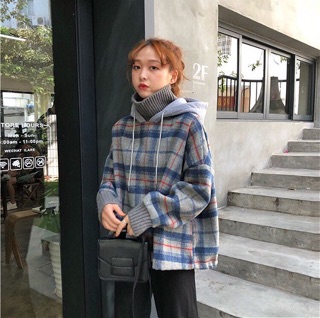 Hoodie cổ lọ