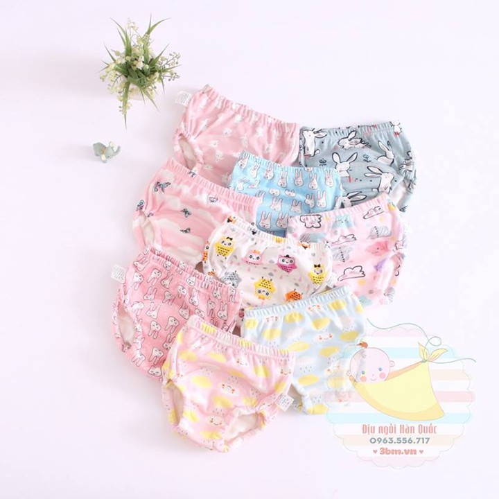 COMBO 2 QUẦN BỎ BỈM COTTON 6 LỚP CHO BÉ